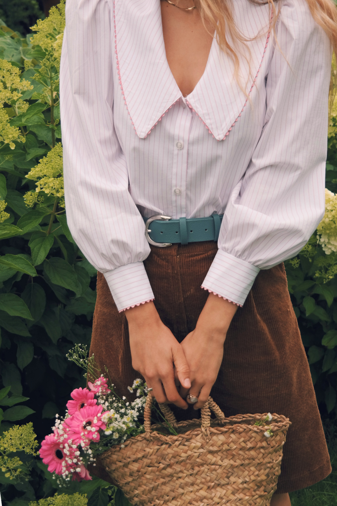 Petite Blue Striped Shirt