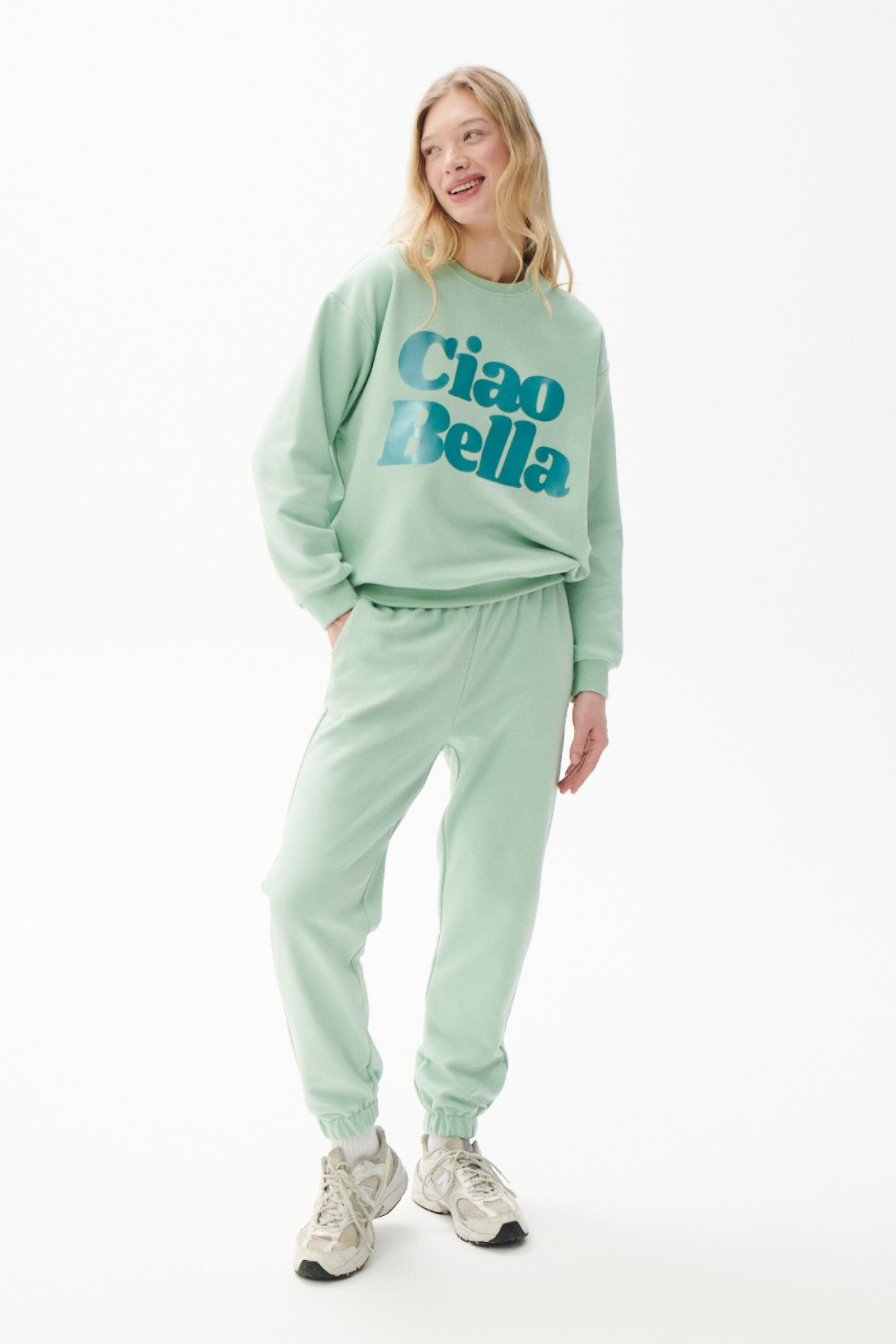 SPODNIE SIS MIĘTOWE