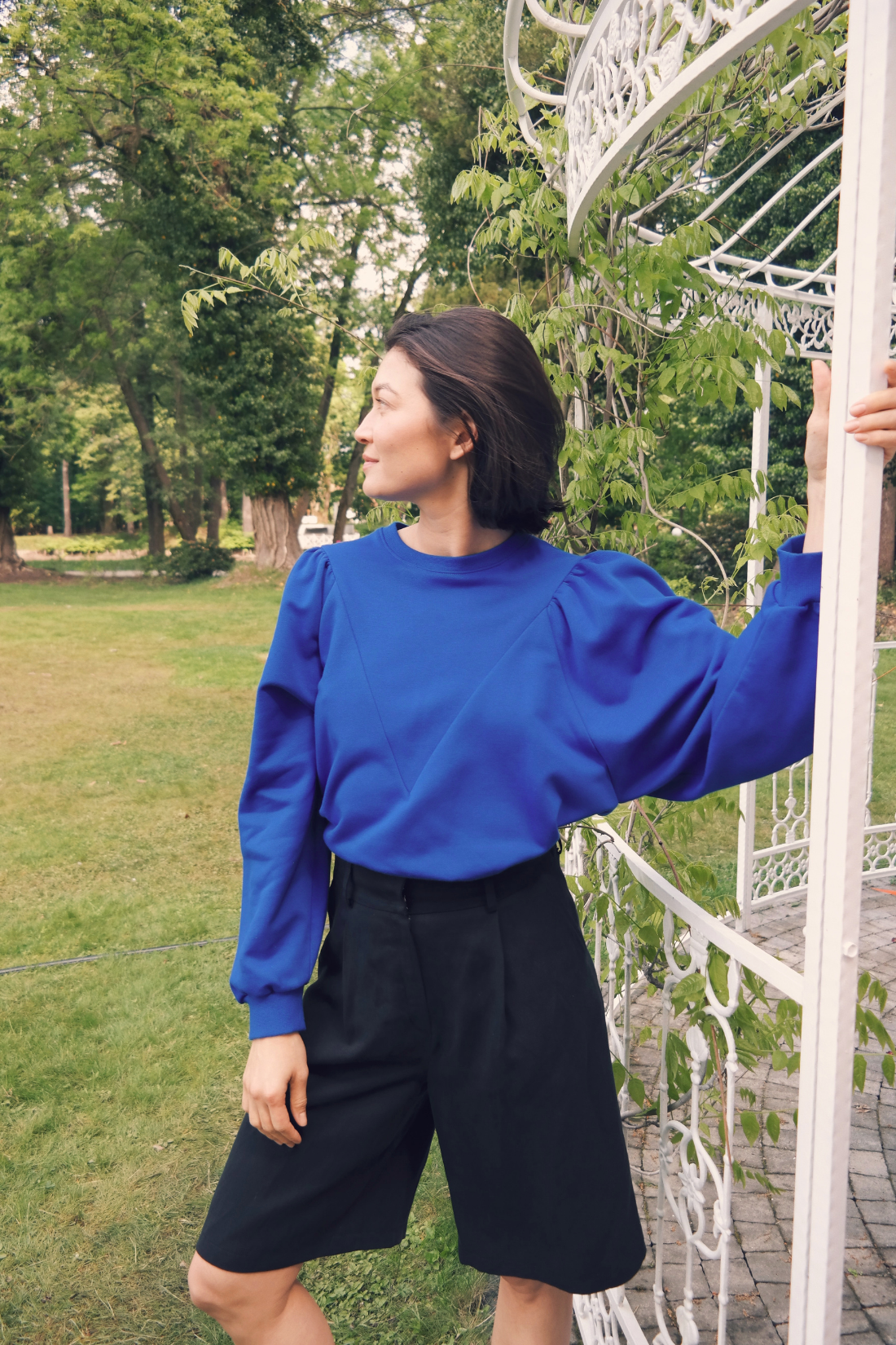 BLUZA BLUE AMORE KOBALTOWA