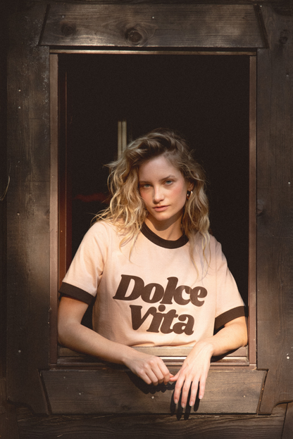 T-SHIRT DOLCE VITA MOKKA
