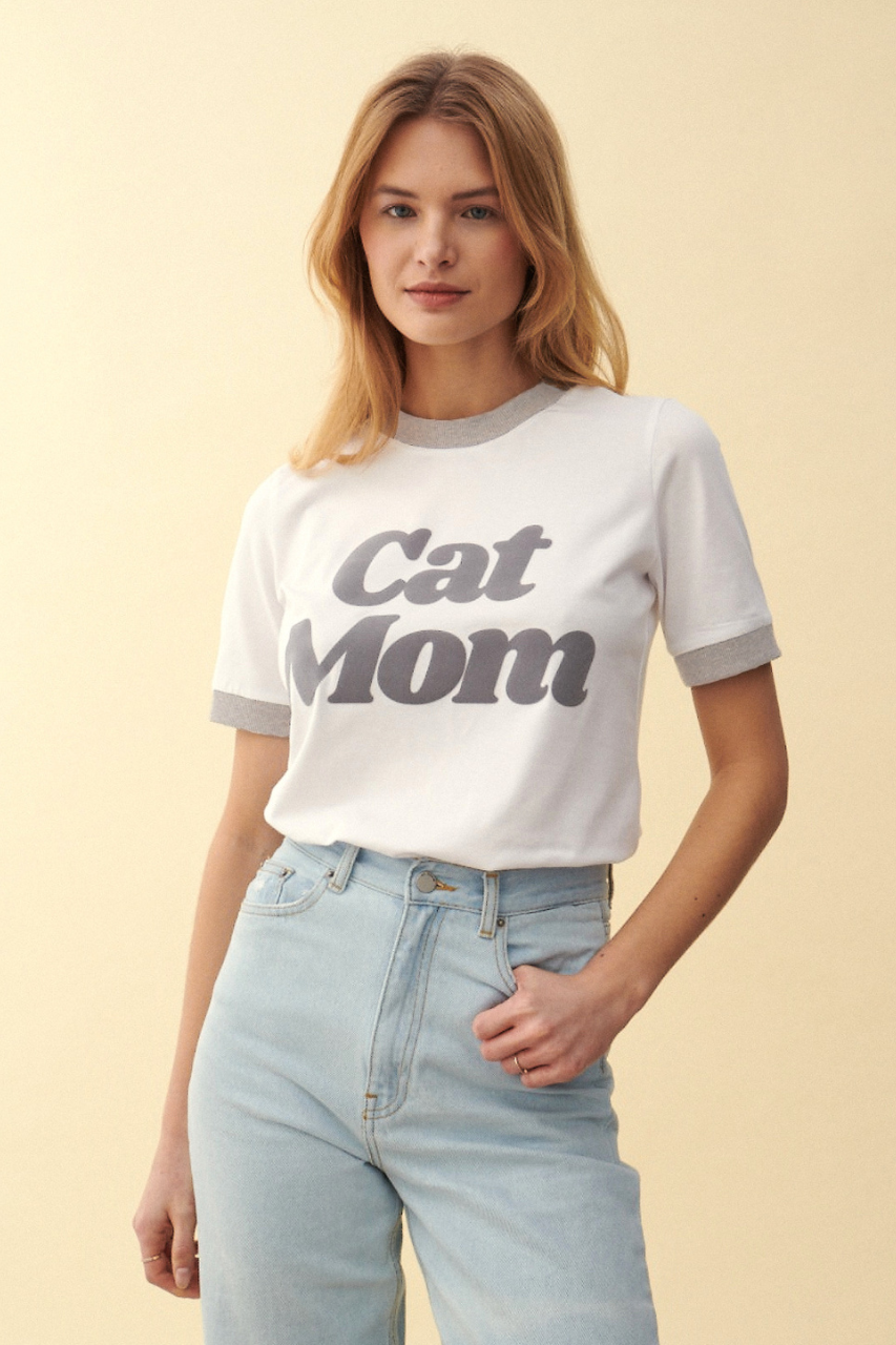 T-SHIRT CAT MOM