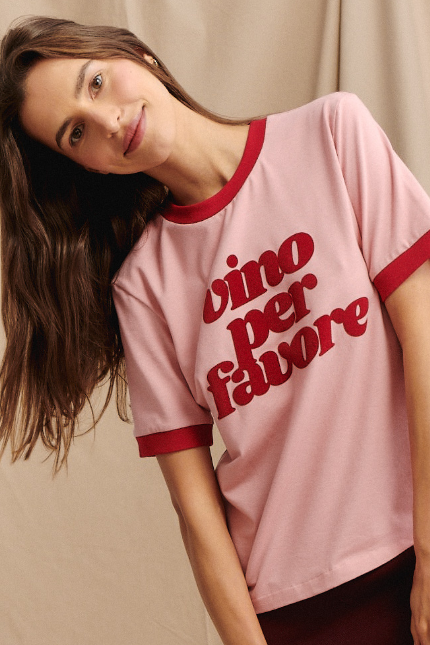 T-SHIRT VINO PER FAVORE