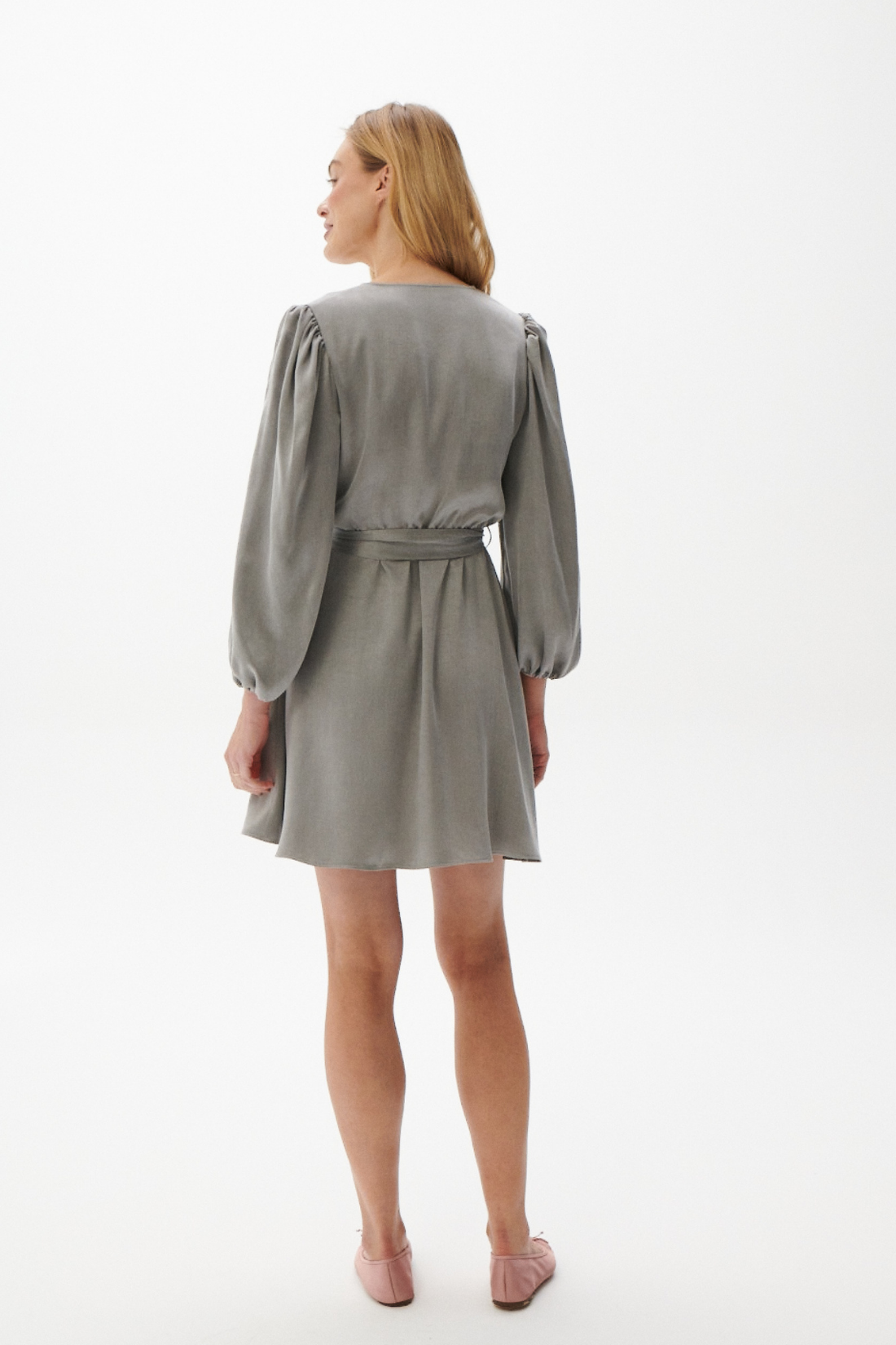 SUKIENKA GRISELLE MINI JASNOSZARA