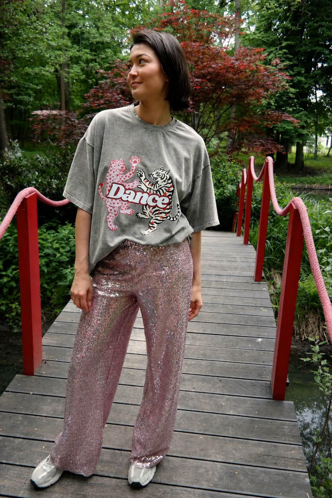 CRYSTAL SILVER SEQUIN PANTS