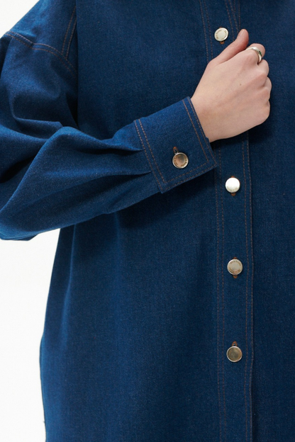 KOSZULA NEVADA NIEBIESKA