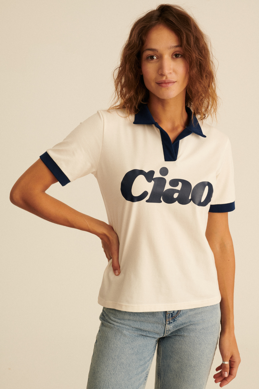 T-SHIRT POLO CIAO NAVY