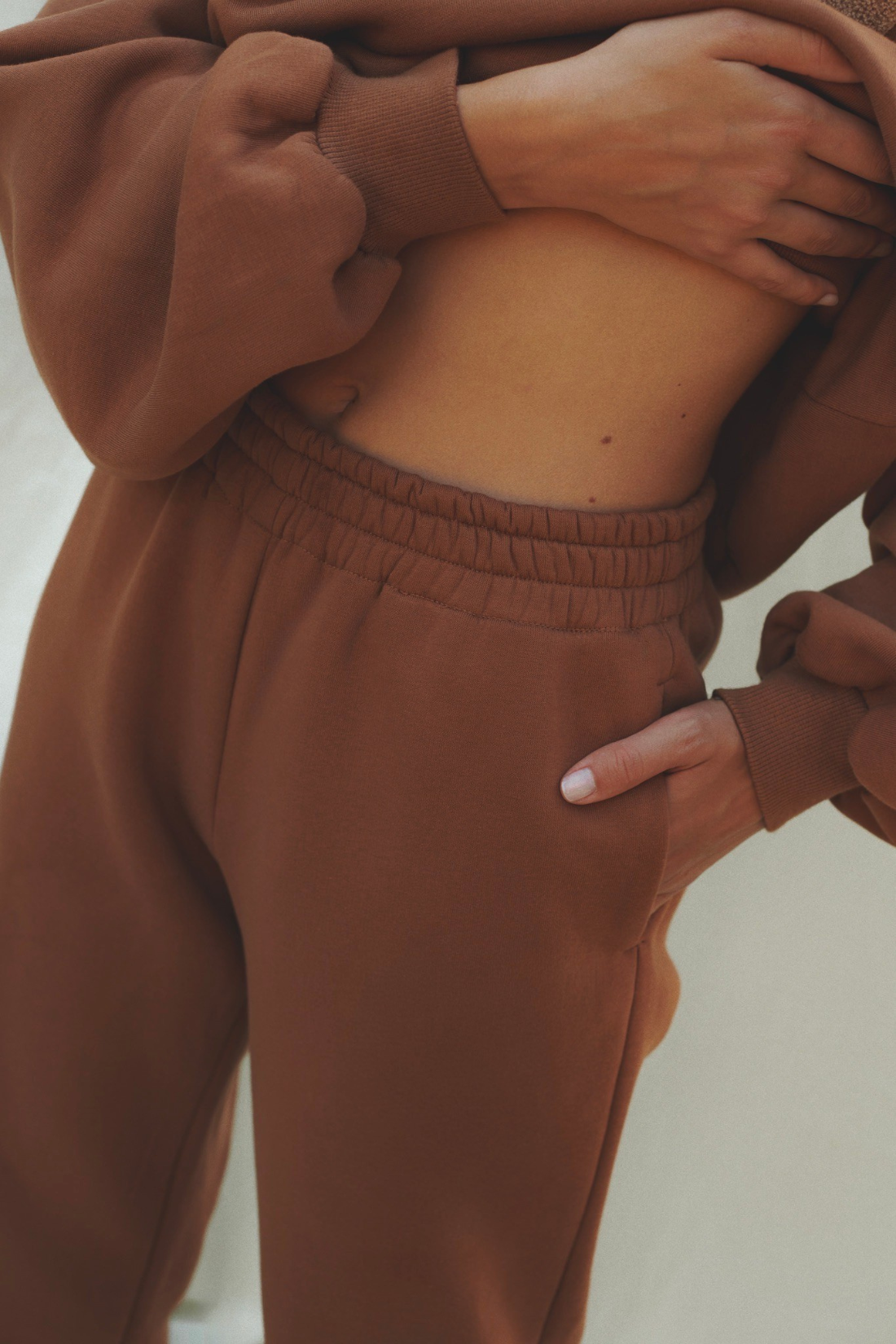 SPODNIE DRESOWE DRITTO NOCCIOLA