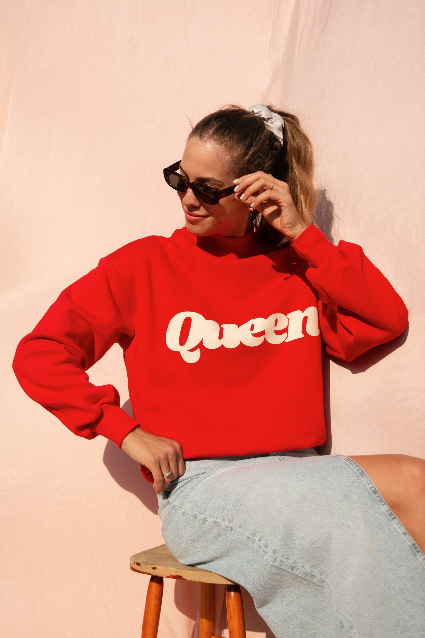 BLUZA QUEEN RED