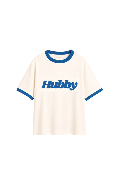 T-SHIRT HUBBY KREMOWY - MEN