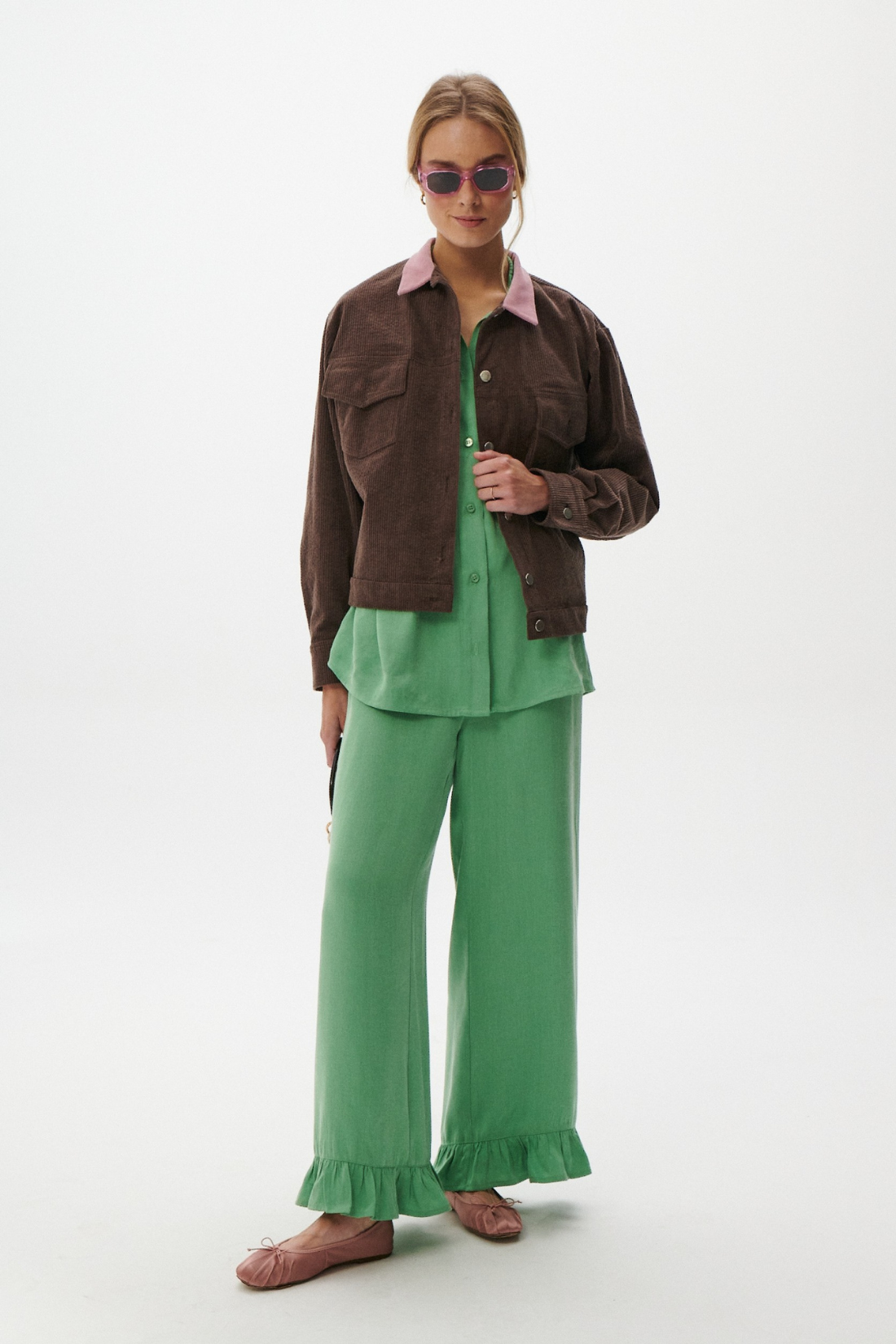 KOSZULA COPENHAGEN MUSE ZIELONA