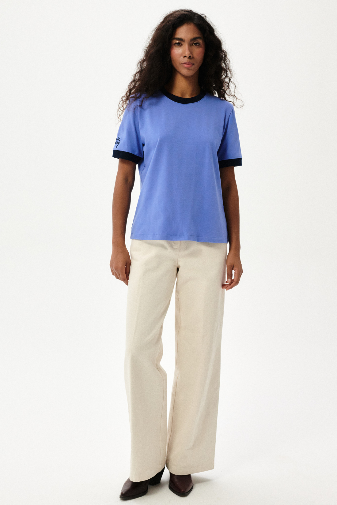 T-SHIRT BASIC SUNDAY NIEBIESKI