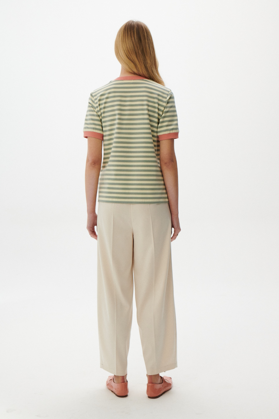 BLUE V-NECK FELICITA T-SHIRT