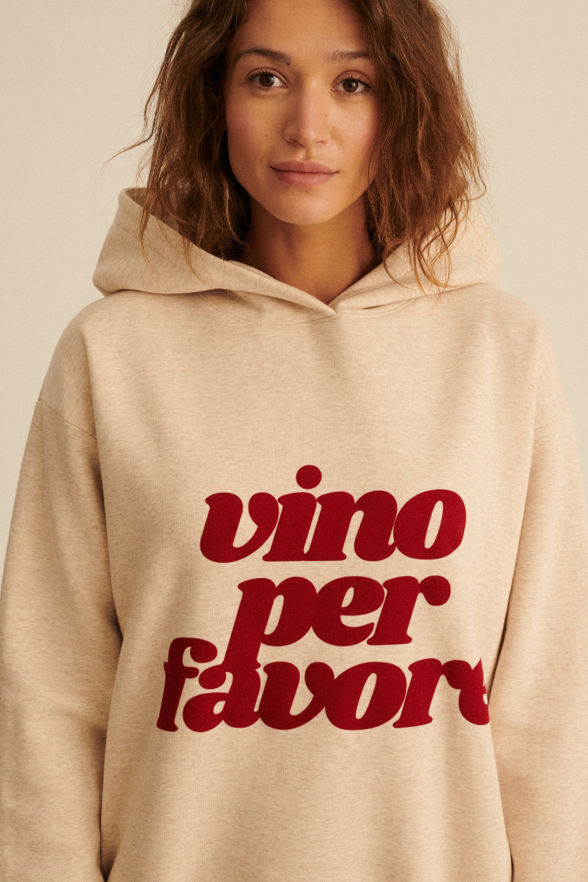 BLUZA VINO PER FAVORE UNISEX