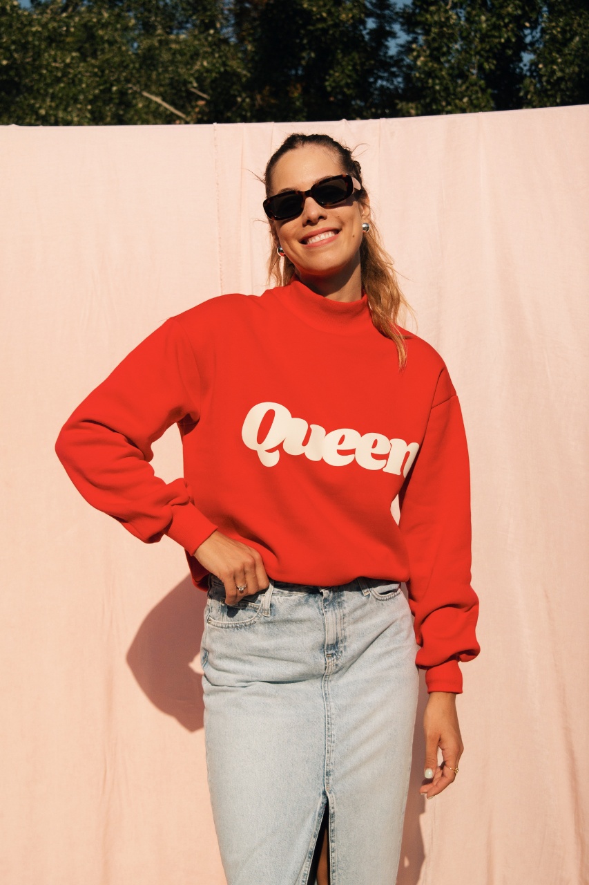 BLUZA QUEEN RED