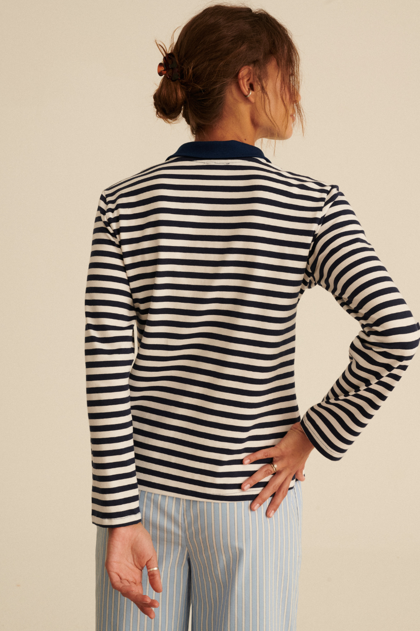 LONGSLEEVE POLO CIAO NAVY