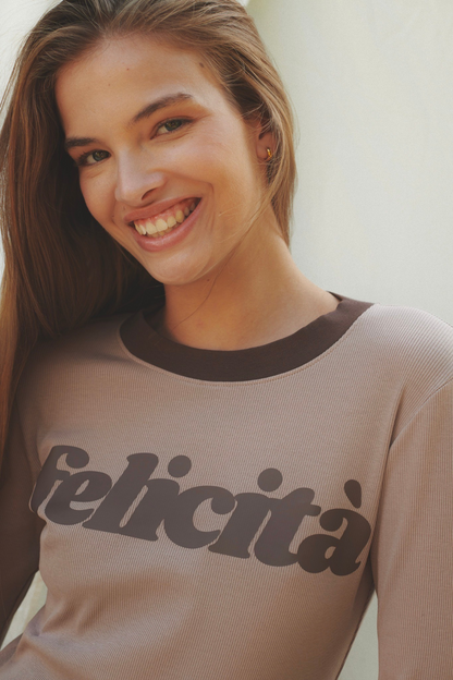 LONGSLEEVE FELICITA MOKKA