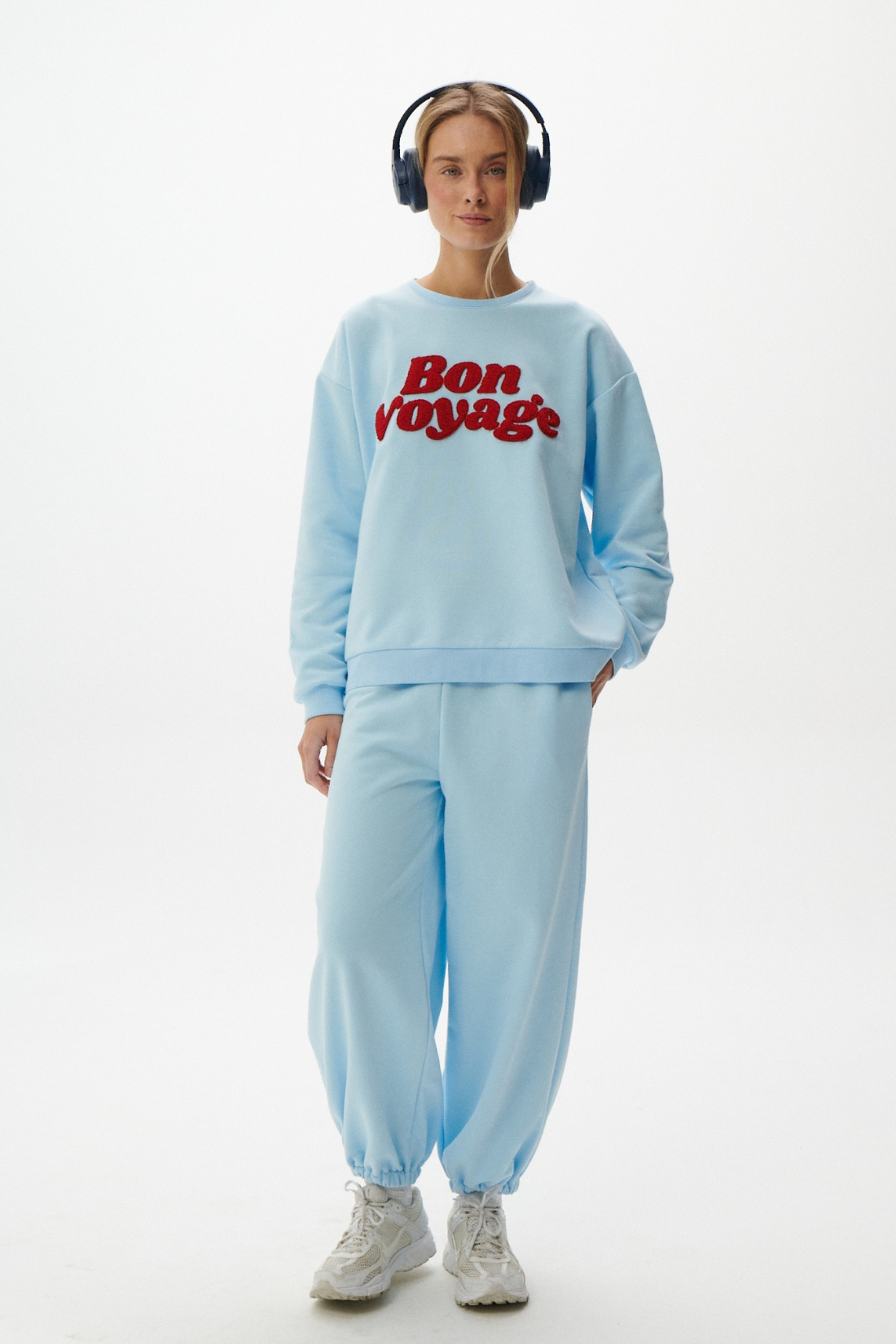 SPODNIE BON VOYAGE BŁĘKITNE