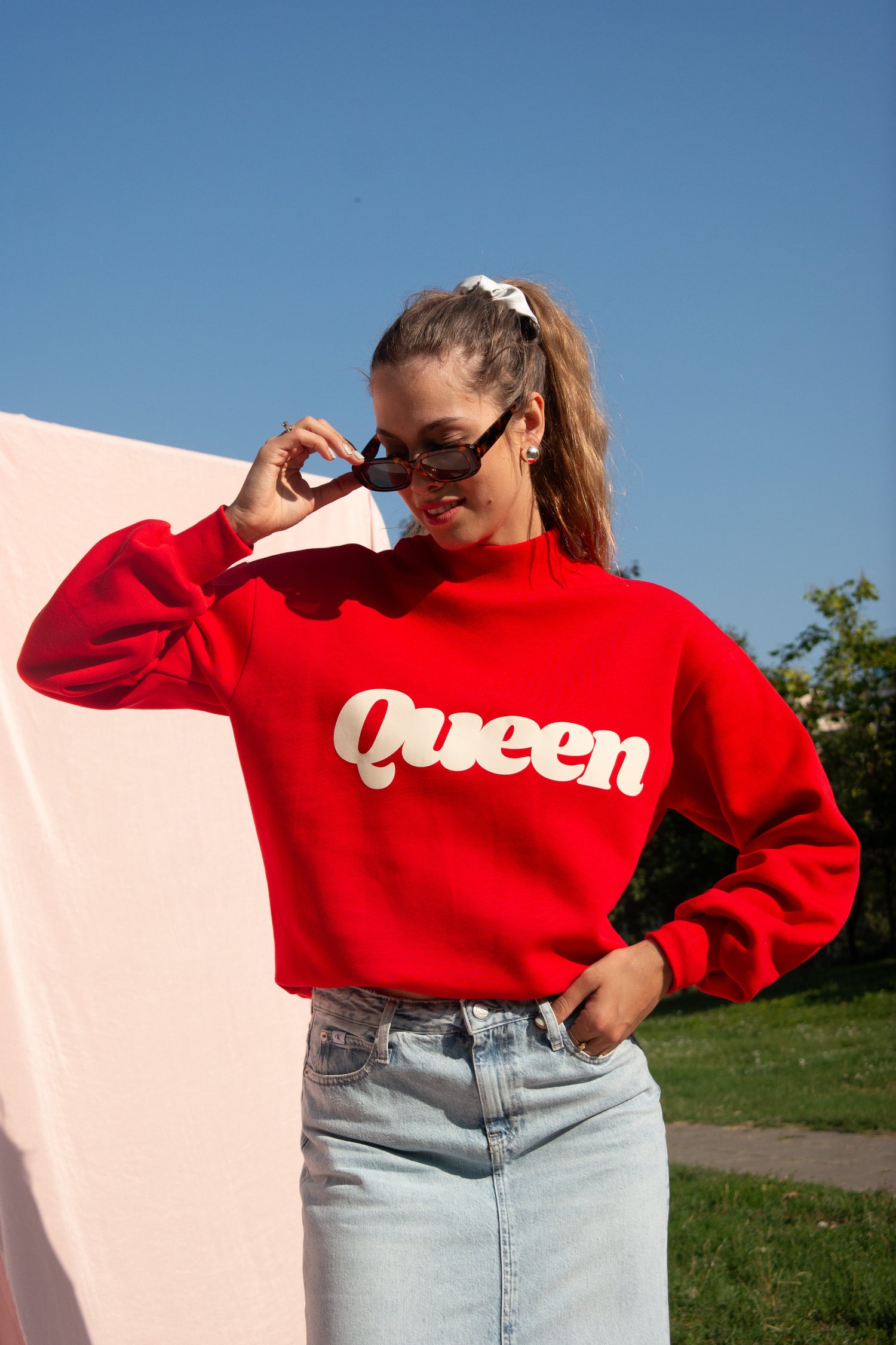 BLUZA QUEEN RED