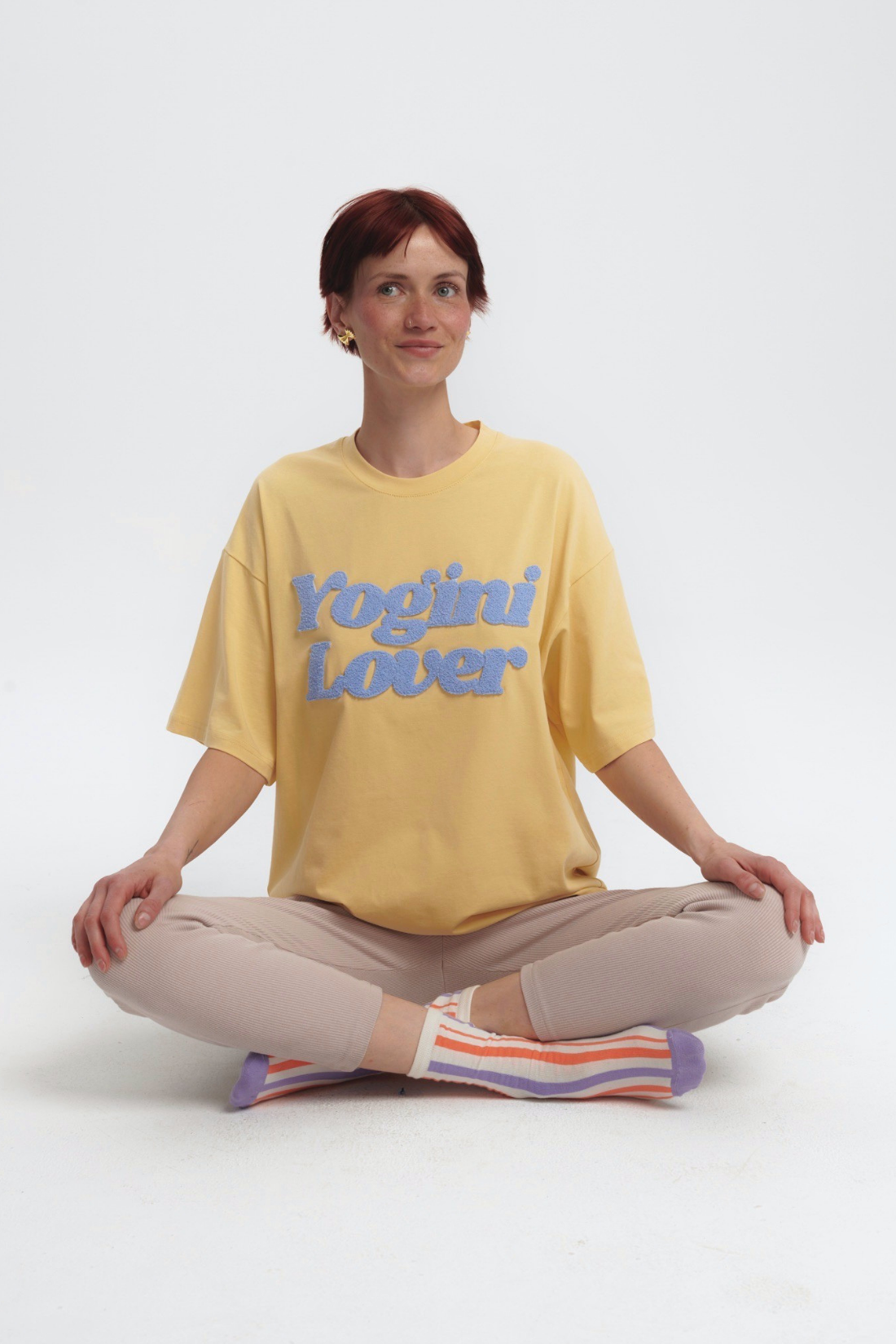 T-SHIRT YOGINI LOVER CREME BRULEE