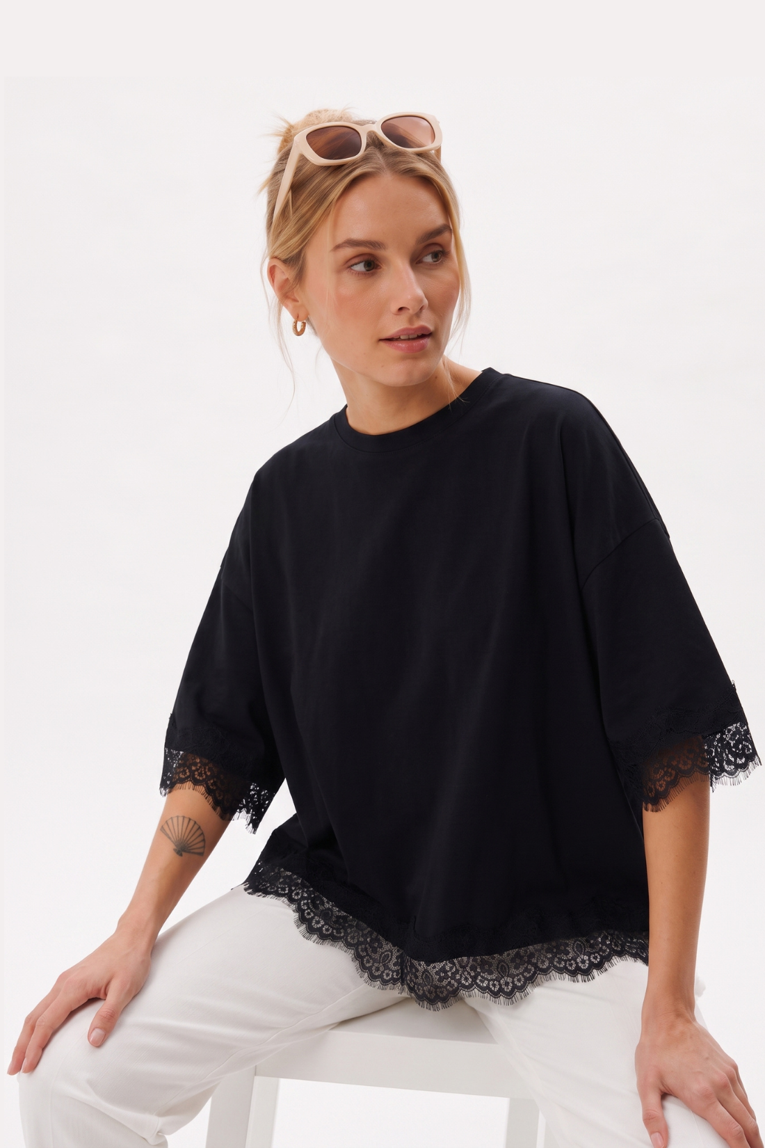 T-SHIRT MIDNIGHT CZARNY