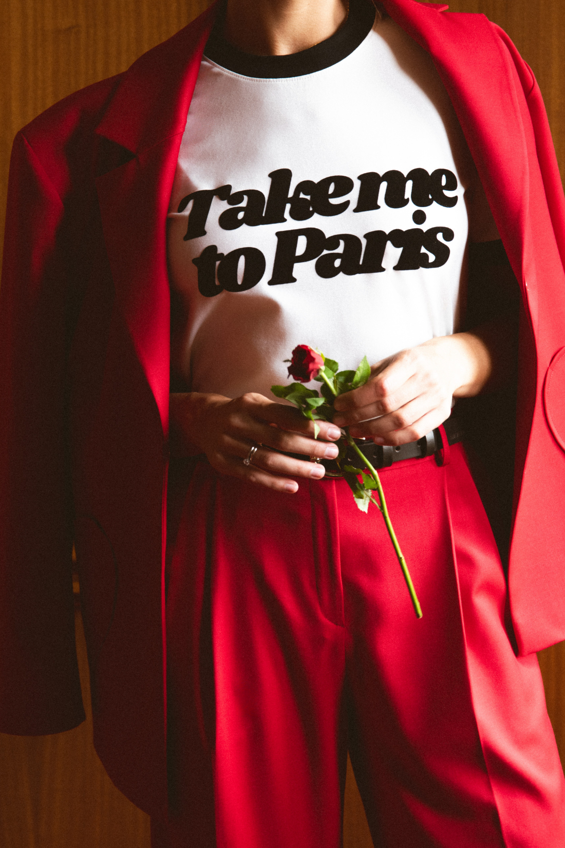 ADORE RED PANTS PANTALONI