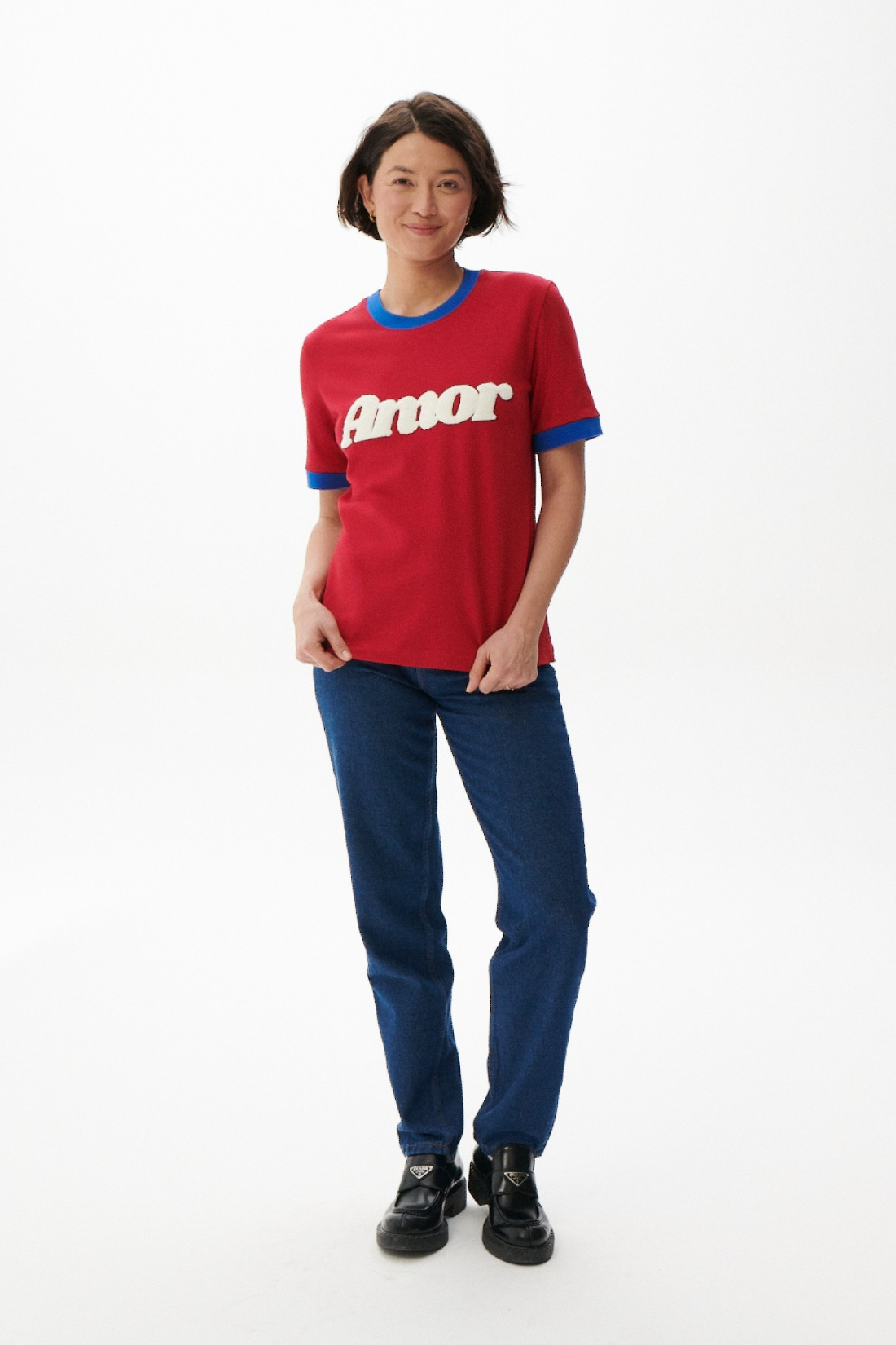 T-SHIRT AMOR CZERWONY