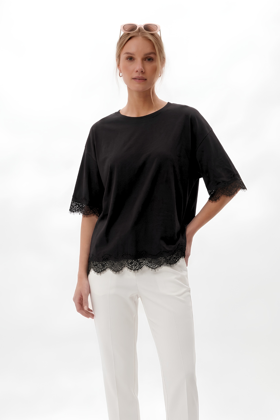 T-SHIRT MIDNIGHT CZARNY