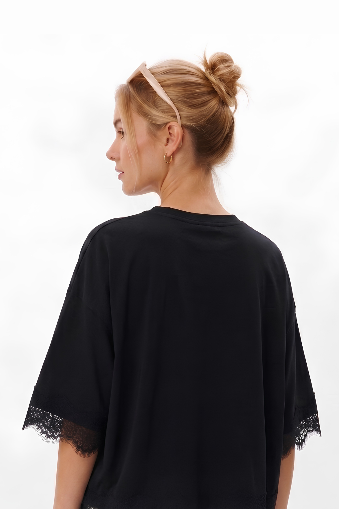 T-SHIRT MIDNIGHT CZARNY