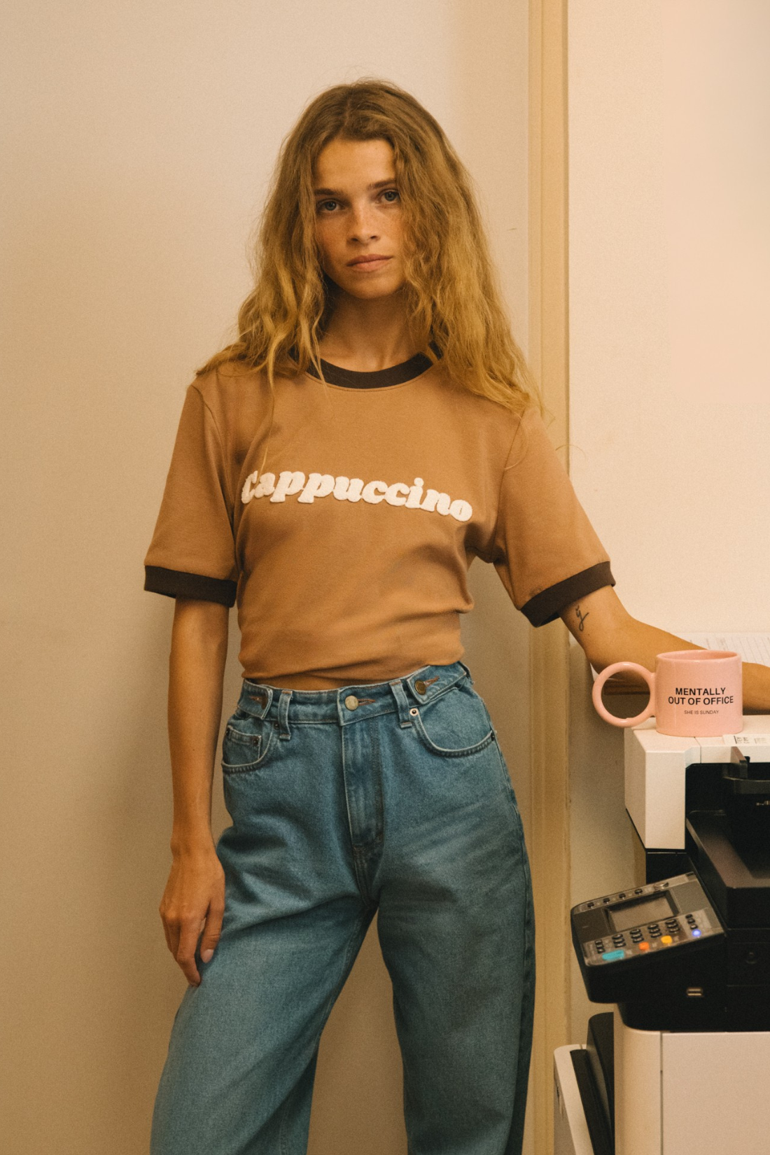 T-SHIRT CAPPUCINO KAWOWY