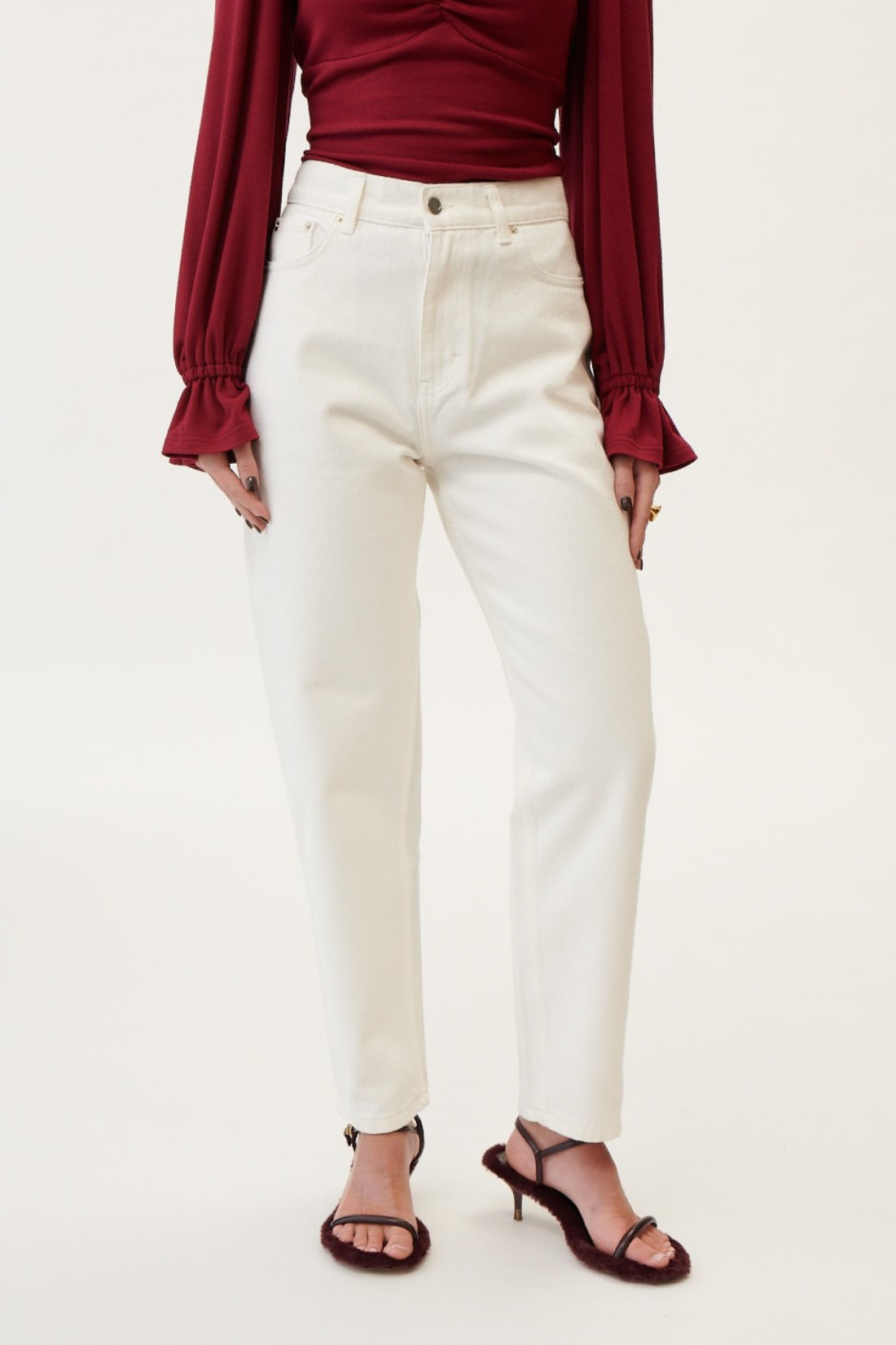 SPODNIE JEANSOWE FEMME NATURAL