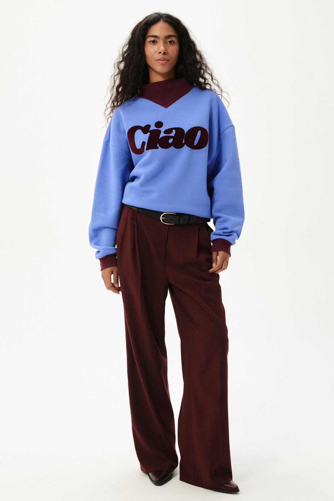 BLUZA CORTINA NIEBIESKA