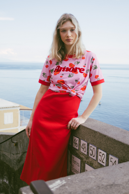 T-SHIRT AMORE POPPY