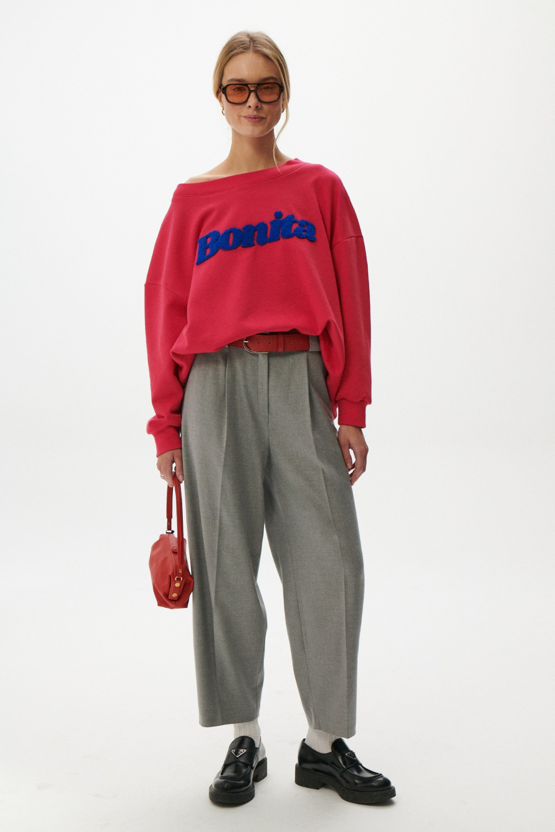 BLUZA BONITA MALINOWA