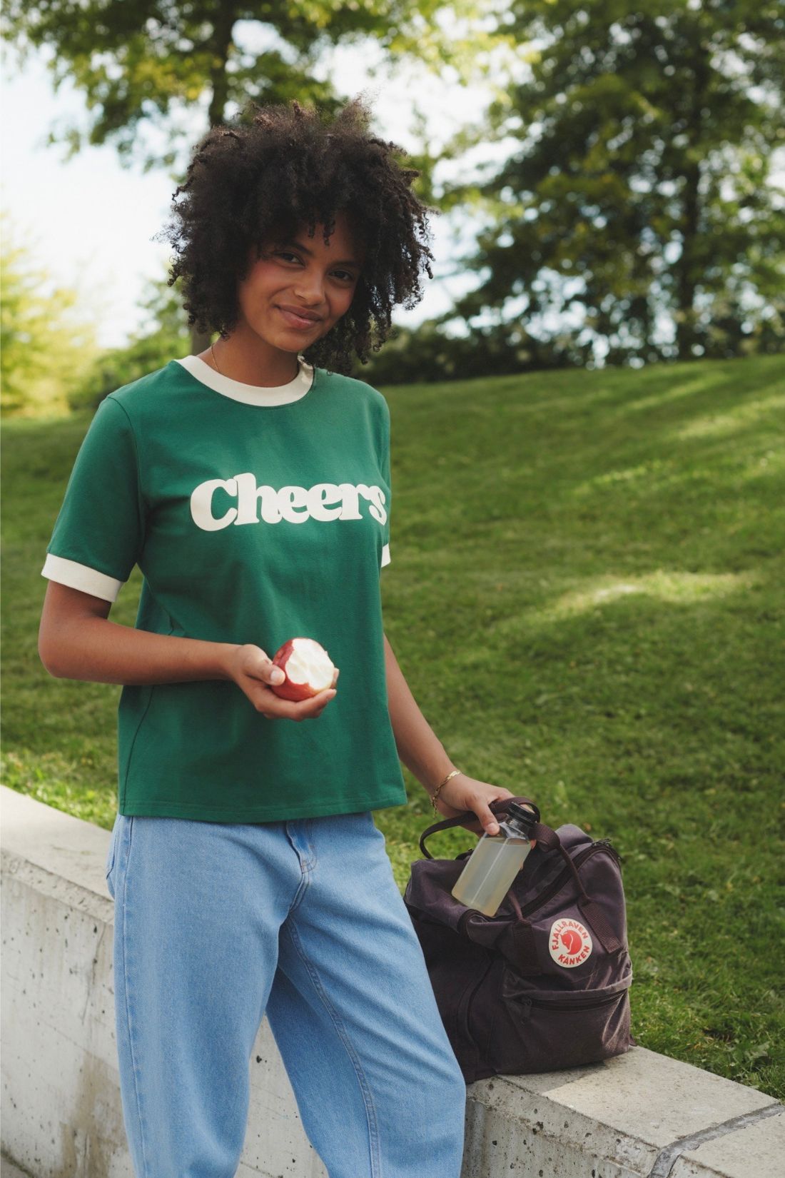 T-SHIRT CHEERS GREEN