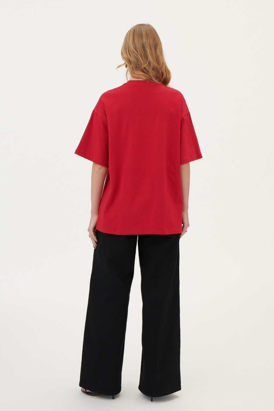 T-SHIRT AMORE BACI PASTA CZERWONY