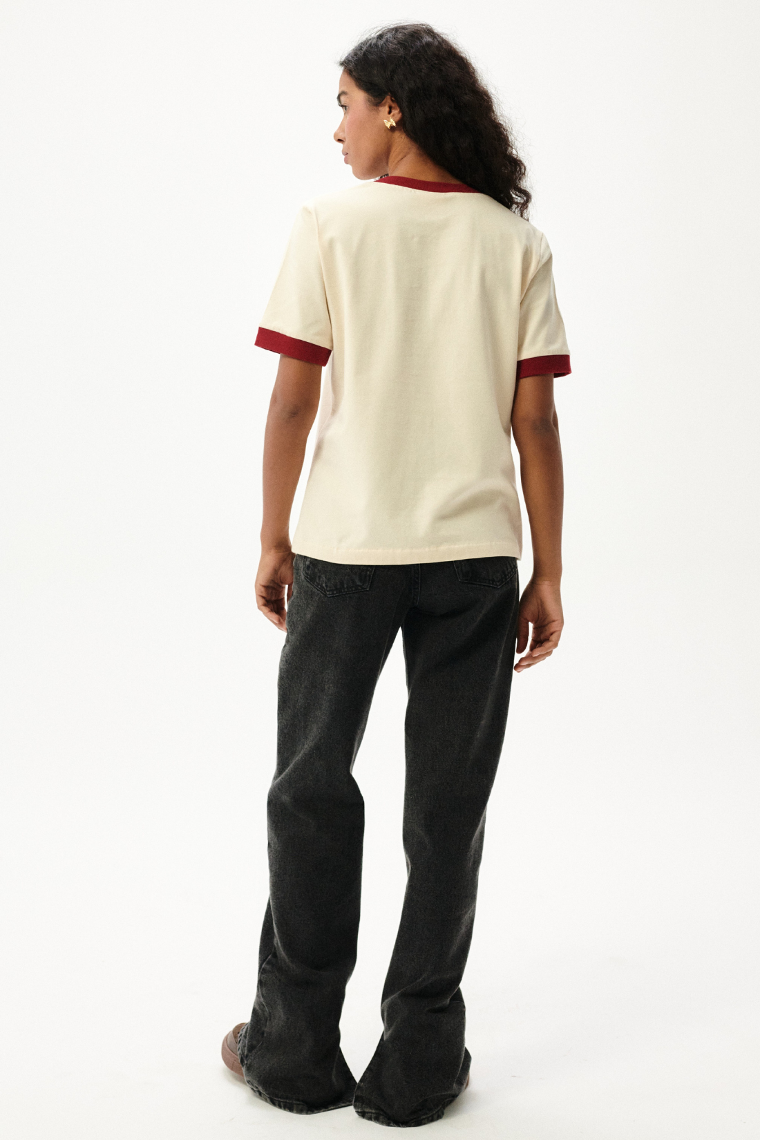 T-SHIRT HOME LOVER KREMOWY