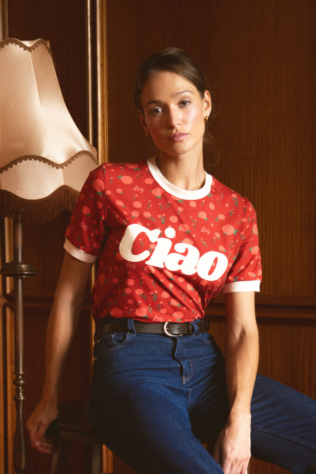 T-SHIRT CIAO ROSA