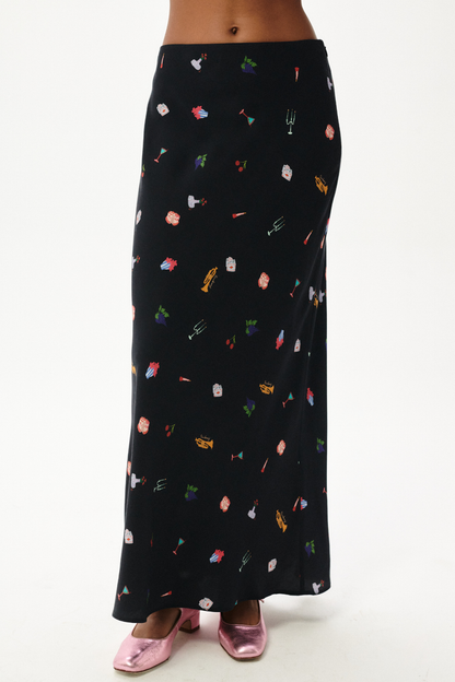 SPÓDNICA TOSKANIA PARTY CZARNA