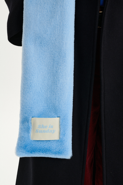 SZALIK FLUFFY BŁĘKITNY