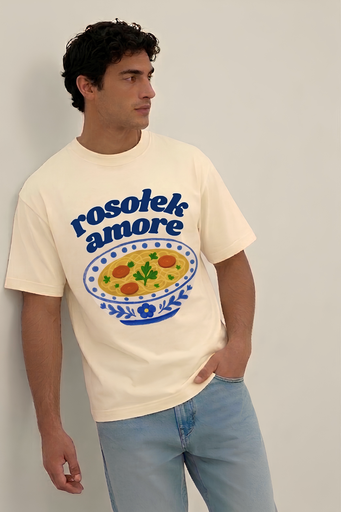 T-SHIRT ROSOŁEK AMORE MASEŁKOWY - MEN