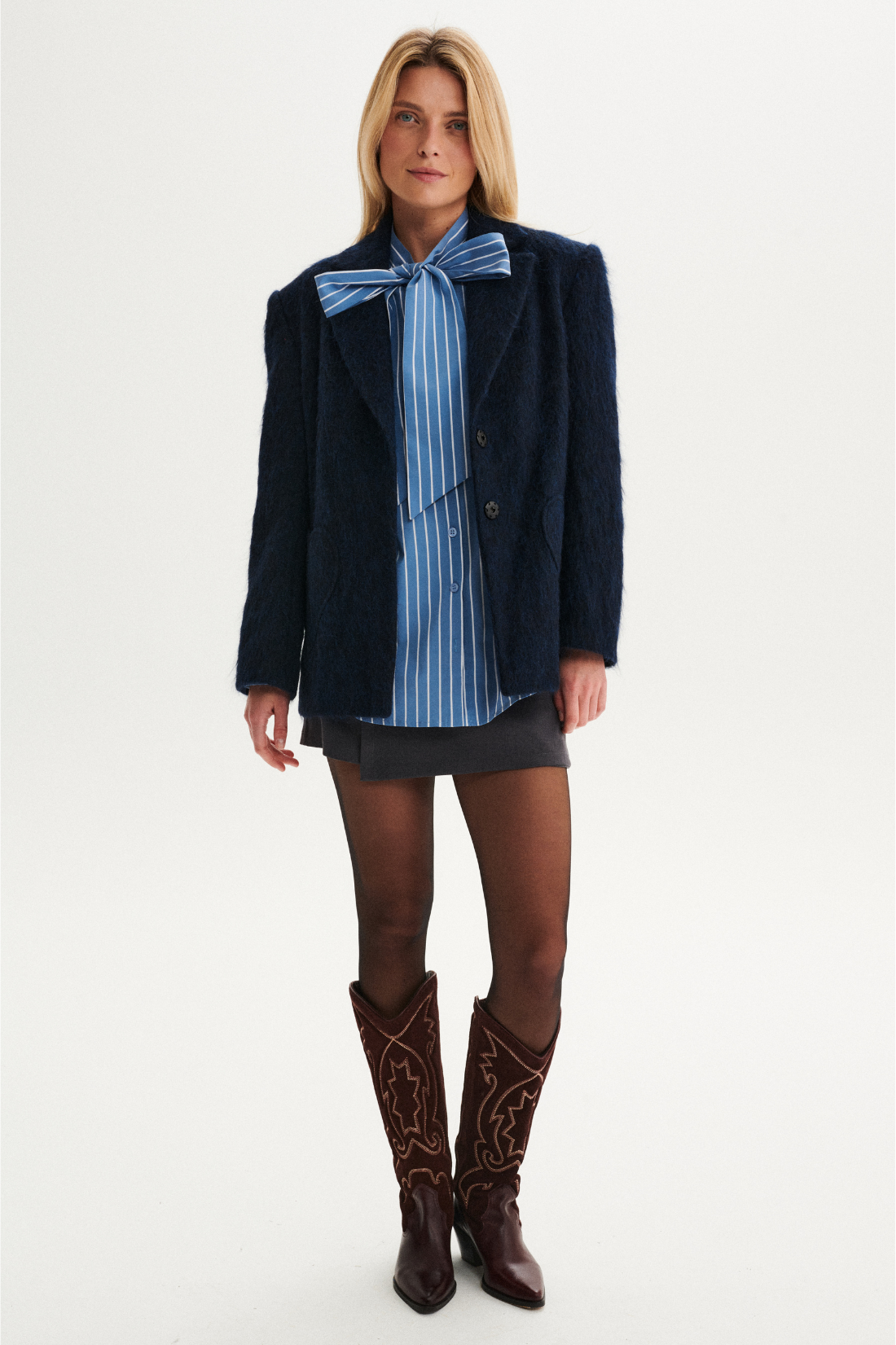 MARYNARKA ADORE GRANATOWA