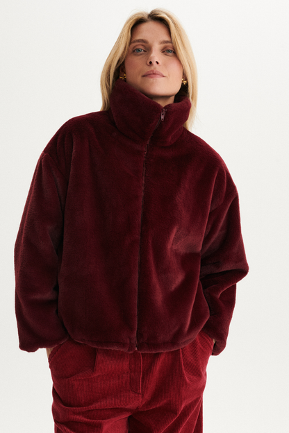 KURTKA FLUFFY BORDOWA