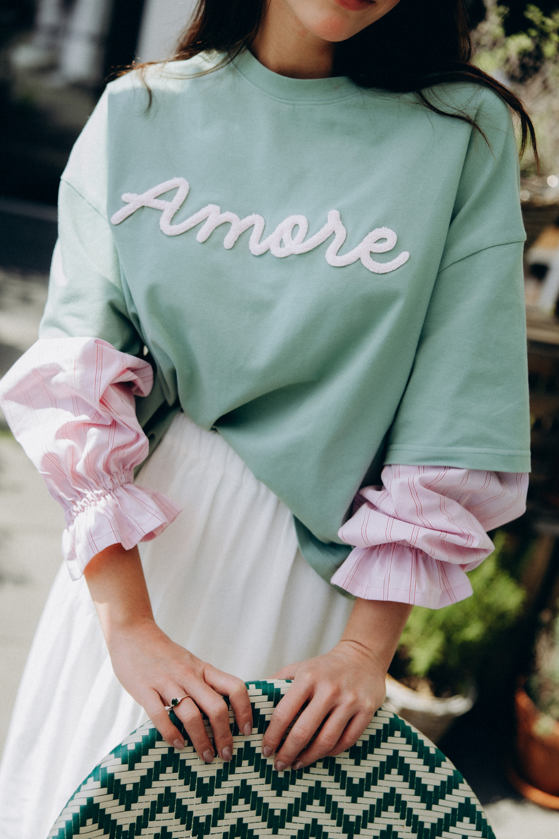LONGSLEEVE AMORE ZIELONY