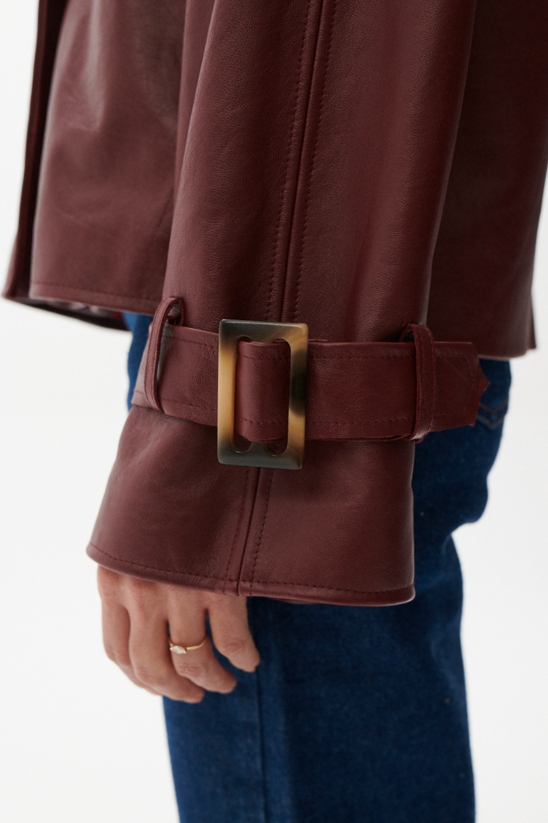 KURTKA SKÓRZANA FINESSE CZERWONA