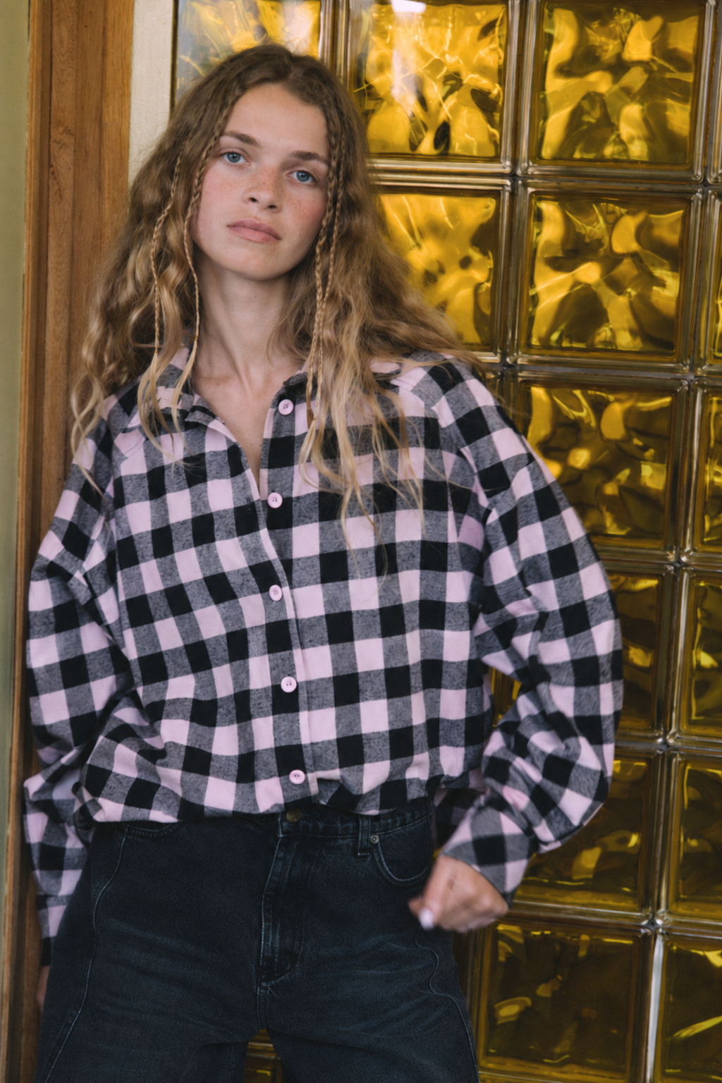 KOSZULA FLANNEL RÓŻOWA