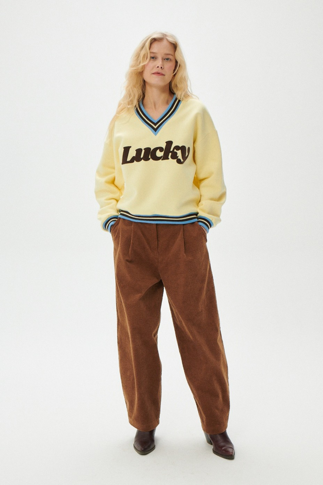 SPODNIE SELVAGGIA KARMELOWE