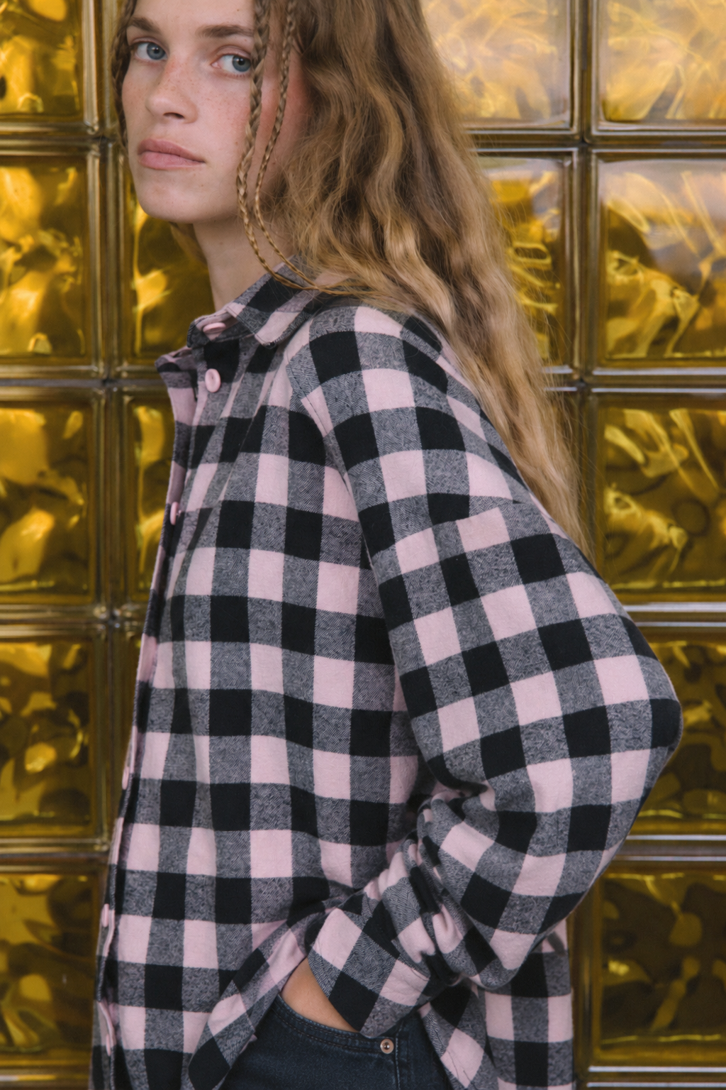 KOSZULA FLANNEL RÓŻOWA
