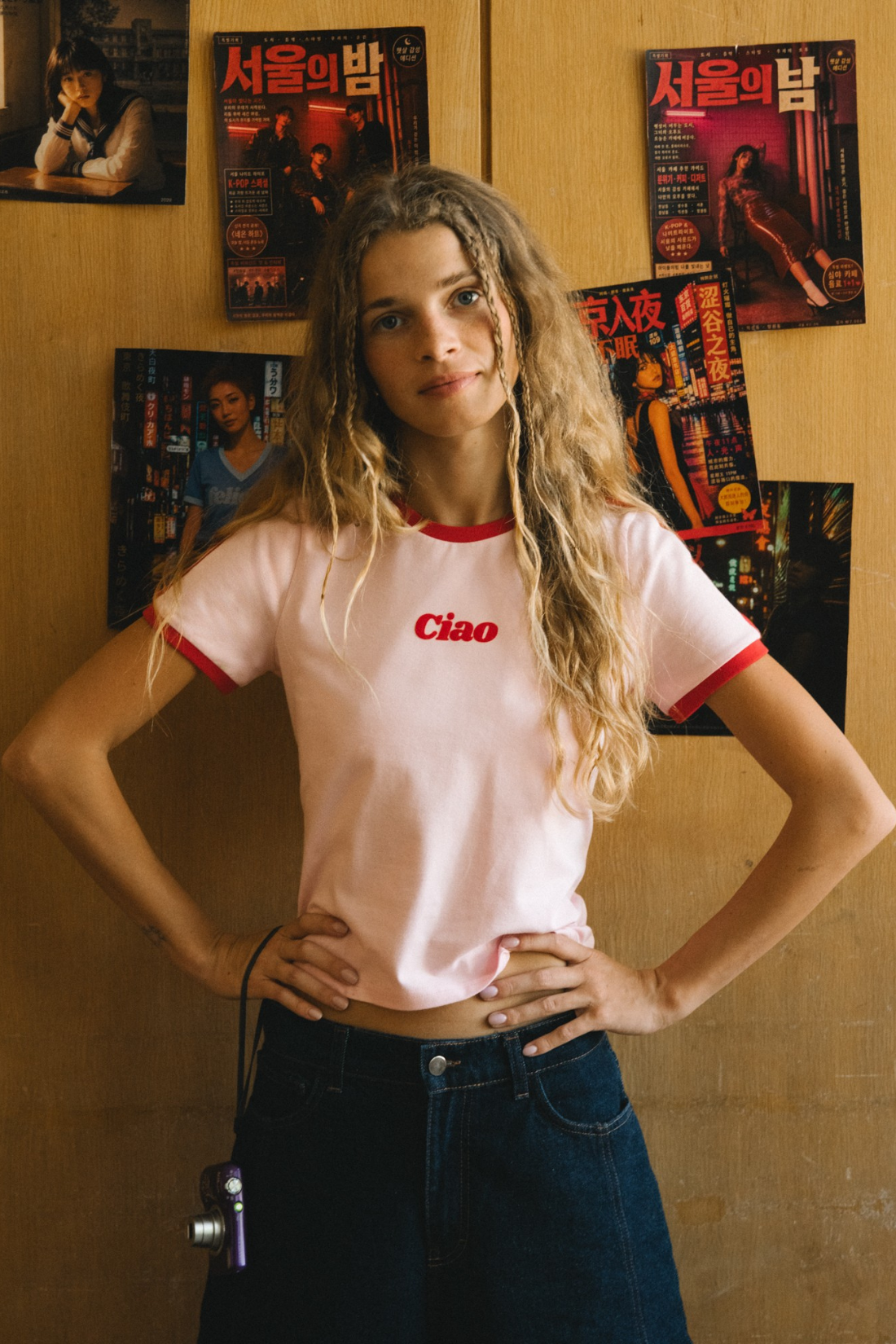 T-SHIRT CIAO FOREVER RÓŻOWY