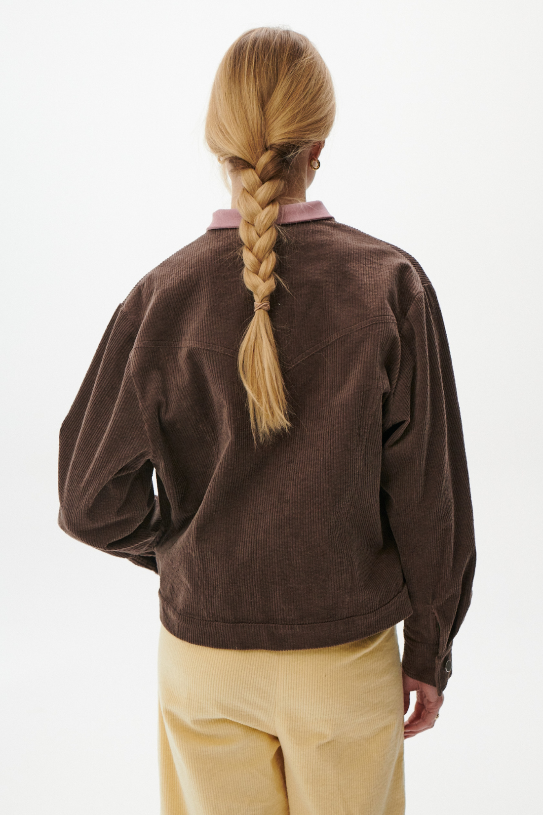 KURTKA SZTRUKSOWA ALBA BRĄZOWA