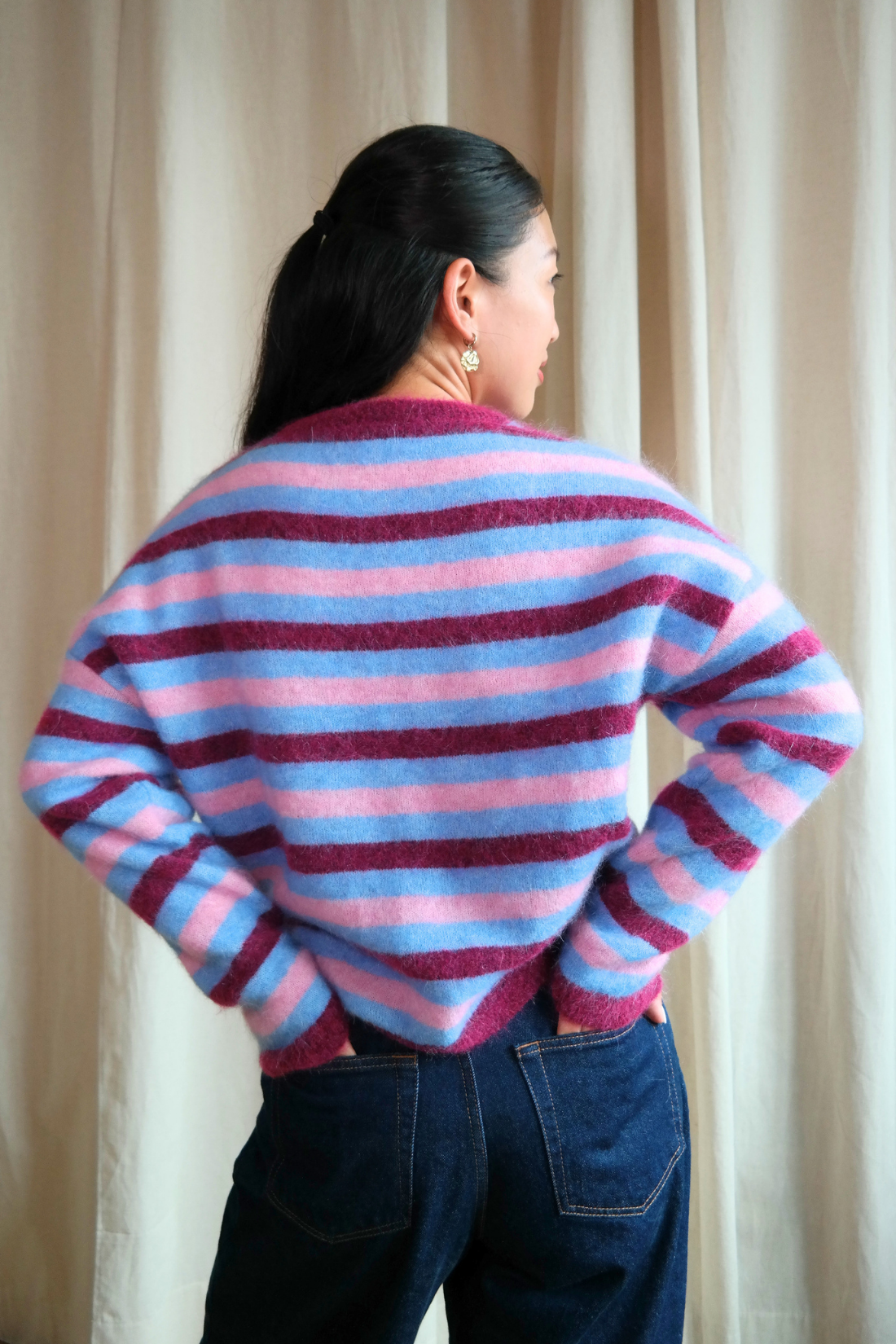 SWETER SUGAR MOHEROWY W PASKI